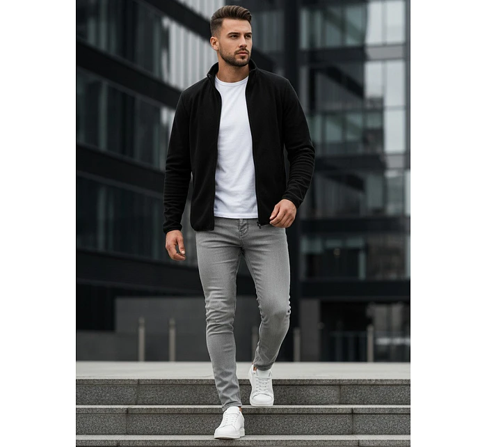 Bluza męska rozpinana czarna model 22103254 - FashionStreet