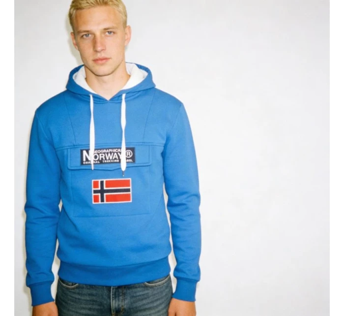 DB 054 M Blue / White mikina model 21179730 - Geographical Norway DB 054 M Blue / White mikina model 21179730 - Geographical Norway