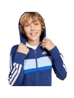 Detské tepláky adidas Seasonal Essentials Tiberio 3-Stripes French Terry navy blue JI6035
