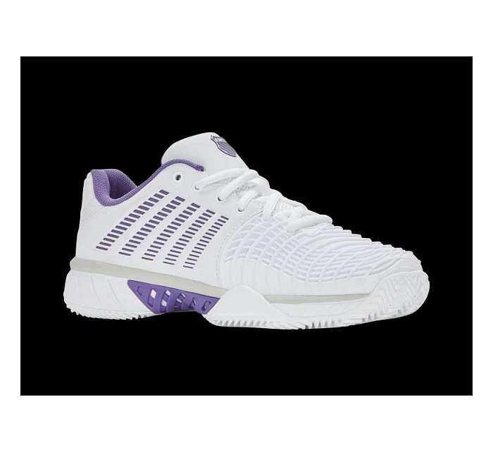 Tenisky K-swiss EXPRESS LIGHT 3 HB WHITE/PURPLE HAZE/LUNAR ROCK-M (98563-160-M)