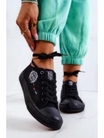 Dámské tenisky BIG STAR model 21575224 Černé - Big Star Shoes Dámské tenisky BIG STAR model 21575224 Černé - Big Star Shoes