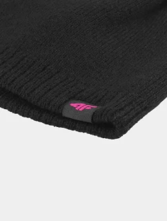 Czapka Zimowa Damska 4F 4FAW23ACAPF285-20S Czarna