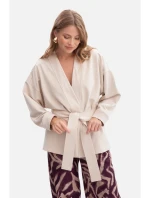 Pletené sako bez s předním dílem model 21379809 - BeWear