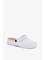 Dámske penové dreváky Faylina - biele