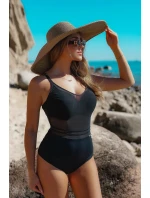 Dámske jednodielne plavky Self S 964 V2MO8 Monte Carlo 8 black - Self