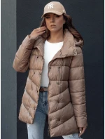 Dámský prošívaný zimní kabát camel Dstreet model 21979847 - FashionStreet