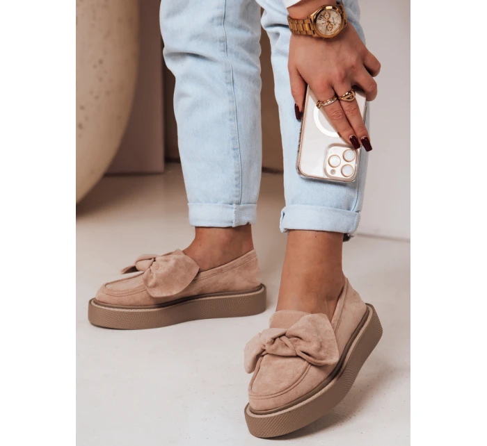 Dámské mokasíny na platformě pink Dstreet model 21983790 - FashionStreet