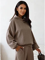 Dámská souprava z kordového úpletu s kapucí a kalhotami Fango FashionStreet AY1250 Dámská souprava z kordového úpletu s kapucí a kalhotami Fango FashionStreet AY1250