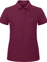 B&C ID.001 /women Dámske polo tričko z piké 01.ID10 wine