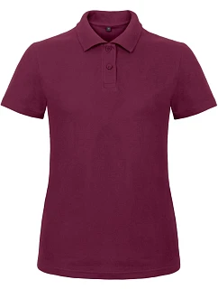 B&C ID.001 /women Dámske polo tričko z piké 01.ID10 wine