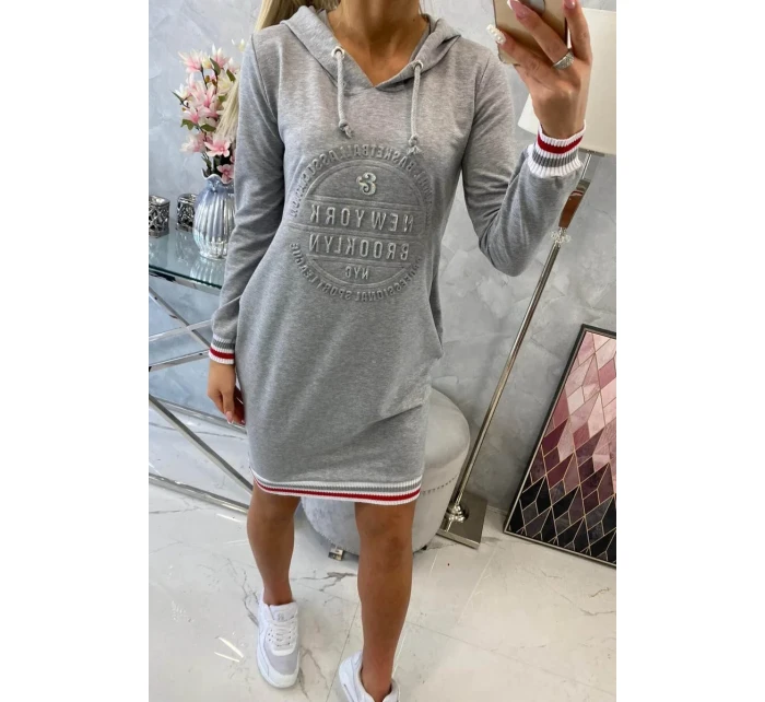 Šaty Brooklyn šedej