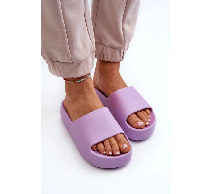 Dámské žabky na tlusté podrážce béžové model 21659145 - Boto Dámské žabky na tlusté podrážce béžové model 21659145 - Boto