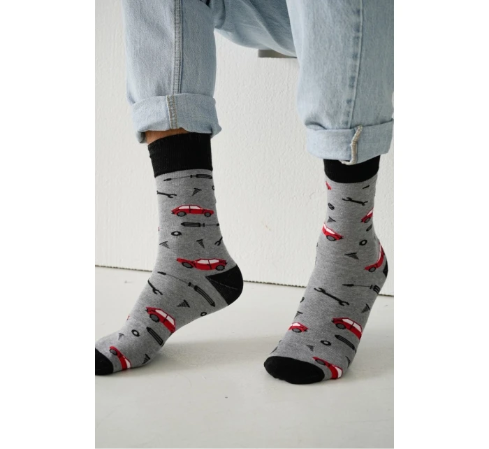 Pánské ponožky Auta a nářadí 0125.129