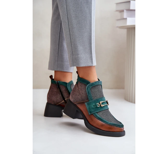 Topánky na podpätku model 219253 Krok vo veľkom štýle Topánky na podpätku model 219253 Krok vo veľkom štýle