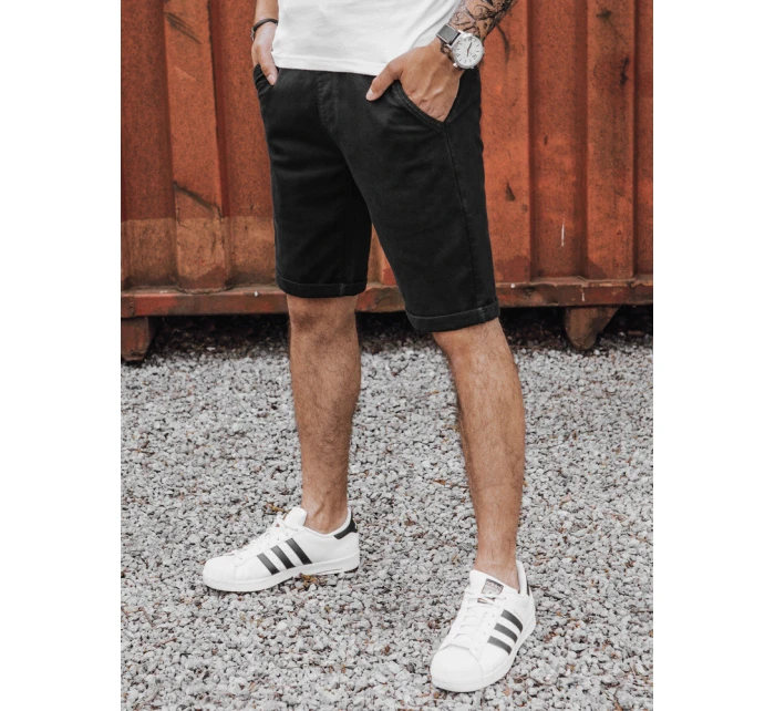 Pánske džínsové šortky čierne FashionStreet SX2435