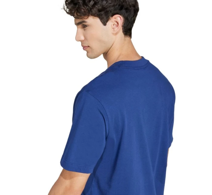 Pánské tričko Essentials Small Logo Single Jersey modré model 21417567 pánské - ADIDAS Pánské tričko Essentials Small Logo Single Jersey modré model 21417567 pánské - ADIDAS