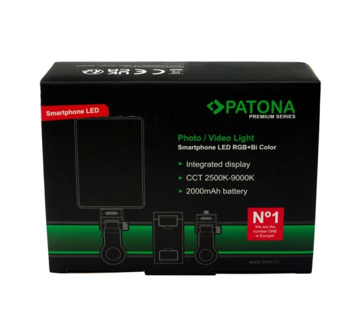 PATONA Premium RGB/Bi-Color LED lampa pre smartfóny