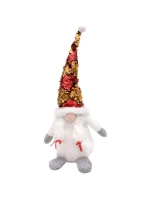 DEKORATÍVNY TRPASLÍK S MAGICKÝMI FLITRAMI 35CM BIELY