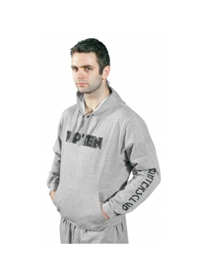 Šedá sportovní mikina - model 21347189 Šedá sportovní mikina - model 21347189