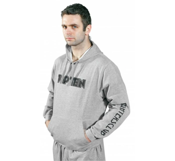 Šedá sportovní mikina - model 21347189 Šedá sportovní mikina - model 21347189