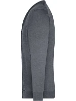 JN 661 Pánský pletený cardigan s výstřihem do V model 22488049 grey heather - Daiber JN 661 Pánský pletený cardigan s výstřihem do V model 22488049 grey heather - Daiber