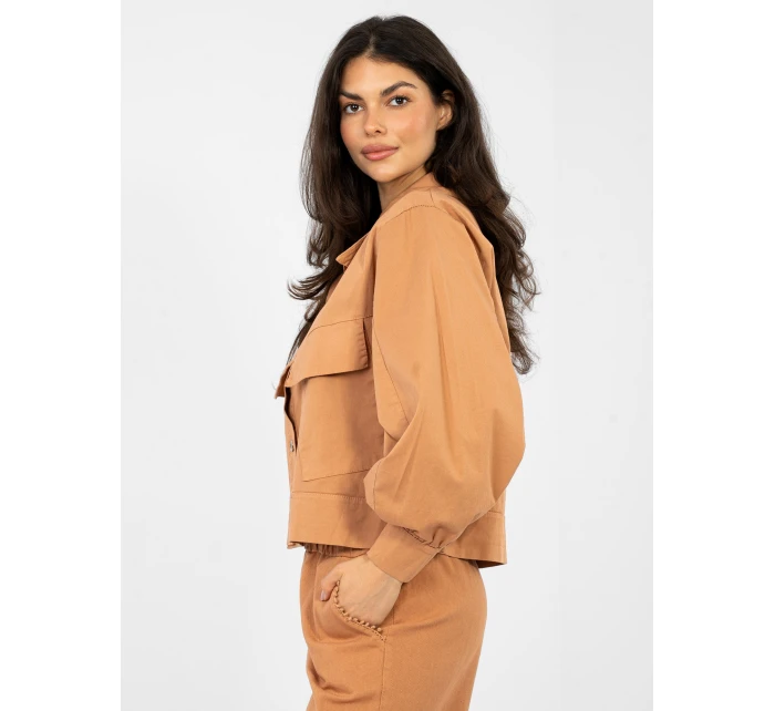 IT KR bunda FL10071.09P tmavo oranžová