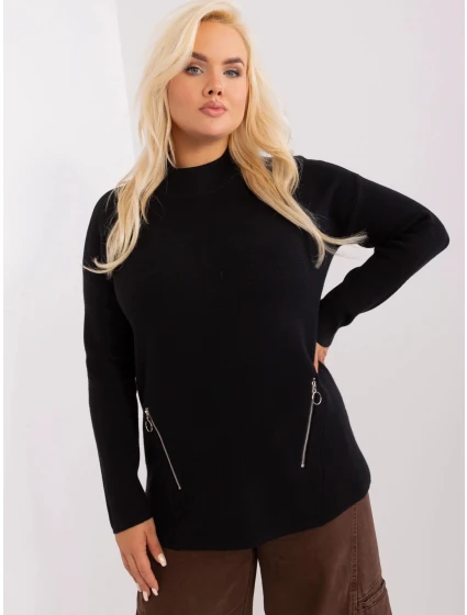 Dámský svetr PM SW model 20777025 černý - FPrice Dámský svetr PM SW model 20777025 černý - FPrice