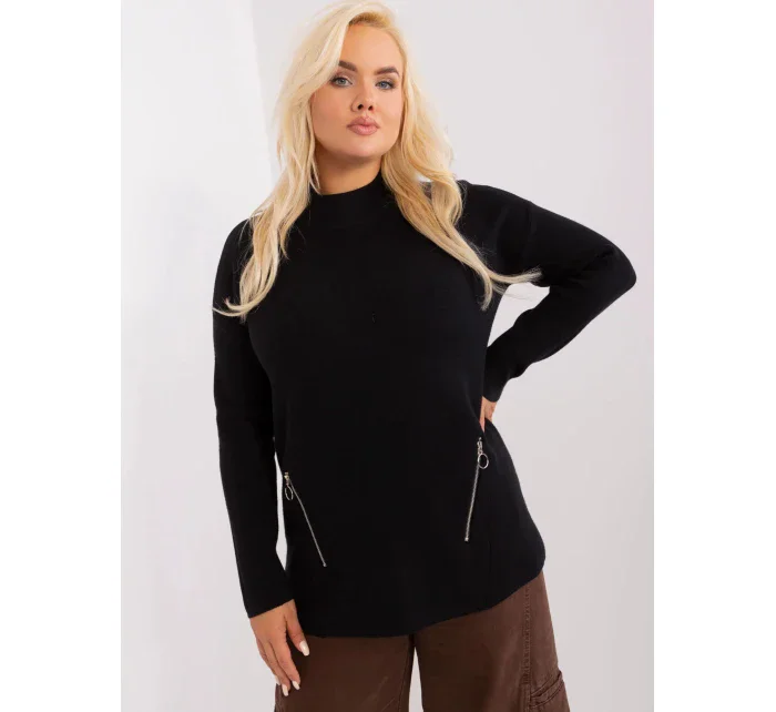 Dámský svetr PM SW model 20777025 černý - FPrice Dámský svetr PM SW model 20777025 černý - FPrice