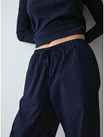 Nohavice Mix & Match Poplin modré – TRIUMPH Nohavice Mix & Match Poplin modré – TRIUMPH