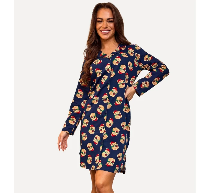 Cornette 104/474 Teddy 7 long/r S-2XL dámska košeľa bez gombíkov