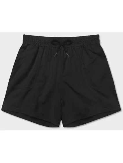 Černé dámské teplákové šortky model 18378853 - J.STYLE Černé dámské teplákové šortky model 18378853 - J.STYLE