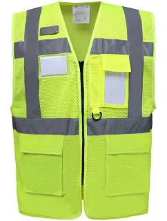 HVW HiVis síťovaná bezpečnostní vesta 79.W hi vis yellow model 22502526 - Yoko