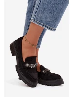 Eko Semišové Mokasíny Dámské S Černé model 21747671 - Boto Eko Semišové Mokasíny Dámské S Černé model 21747671 - Boto