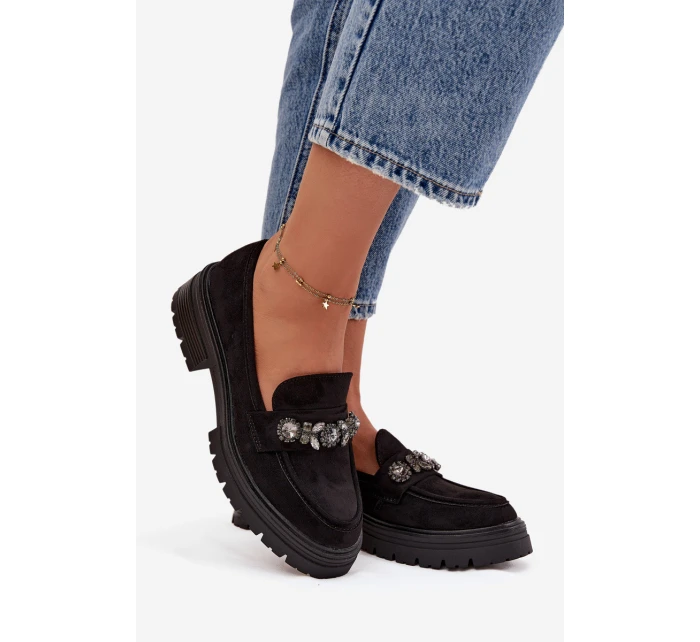 Eko Semišové Mokasíny Dámské S Černé model 21747671 - Boto Eko Semišové Mokasíny Dámské S Černé model 21747671 - Boto