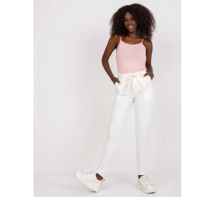 Kalhoty LO SP LK model 17384674 ecru - FPrice Kalhoty LO SP LK model 17384674 ecru - FPrice