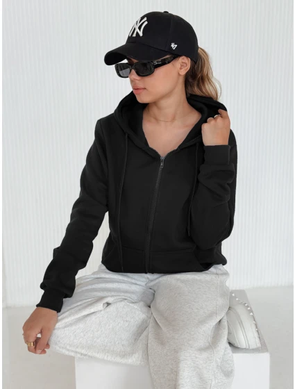 Dámska mikina VICTORIA čierna BY0327 Dámska mikina VICTORIA čierna BY0327