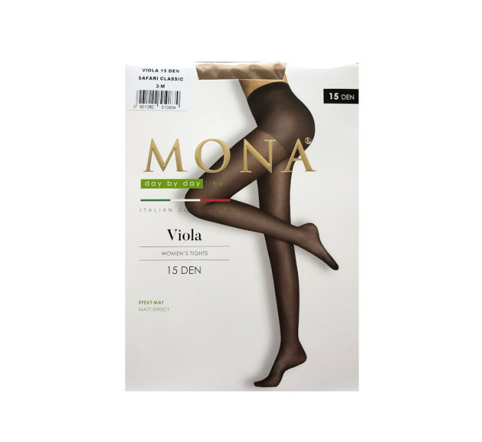 Dámske pančuchové nohavice Mona Viola Matt Effect 1-4 15 deň