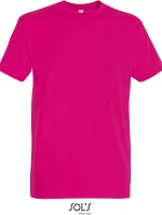 Tričko SOL'S Imperial z hustej bavlny 25.1500, farba fuchsia