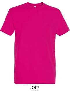 Tričko SOL'S Imperial z hustej bavlny 25.1500, farba fuchsia