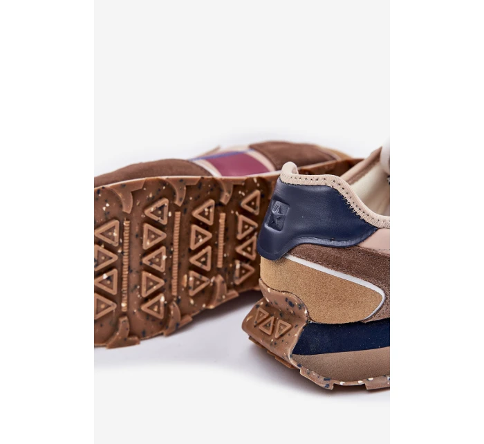 Semišové Pánské Tenisky Na Platformě Big Star model 21690839 HiPoly System Béžové - Big Star Shoes Semišové Pánské Tenisky Na Platformě Big Star model 21690839 HiPoly System Béžové - Big Star Shoes