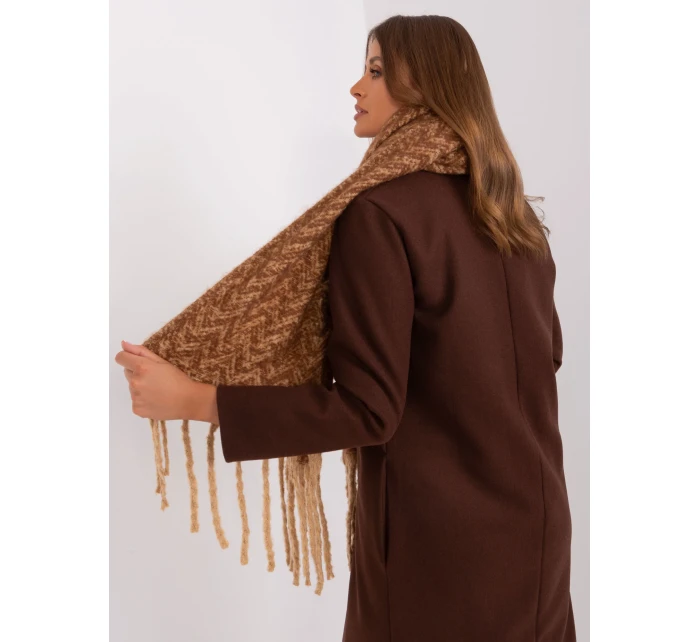 Szalik AT SZ model 18987513 camelowy - FPrice