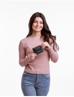 Dámske puzdro na dokumenty Vuch Crypta Black Dámske puzdro na dokumenty Vuch Crypta Black