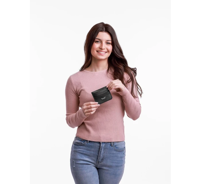 Dámske puzdro na dokumenty Vuch Crypta Black Dámske puzdro na dokumenty Vuch Crypta Black