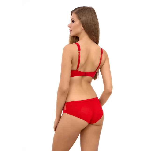 Dámska podprsenka Bralette 2507 Red with Body - Lupo Line