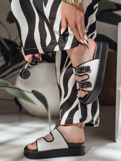 Dámske žabky FLATSTEP black FashionStreet ZY0894