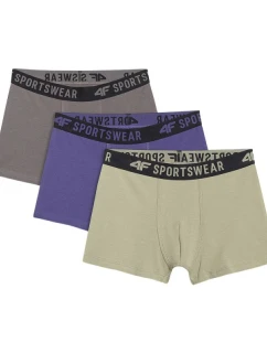 Chlapčenské boxerky 4F M061 3pak viacfarebné 1 4FJWAW25UBXSM061 91S