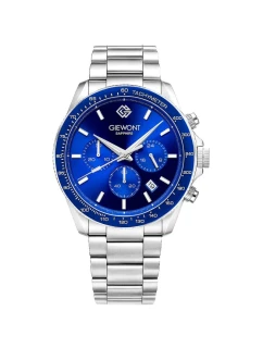 Pánské hodinky Chronograph Sapphire Silver Blue model 21807573 - Giewont