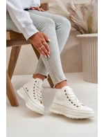 Dámské Tenisky Na Platformě Eko Kůže Big Star model 21669609 Bílé - Big Star Shoes