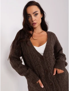 Sweter AT SW model 18959533 brązowy - FPrice