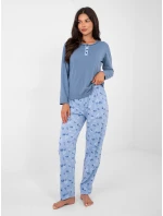 DU PI FP 007.69 sivomodré pyžamo